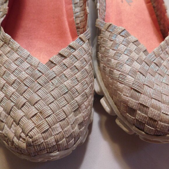 Skechers EZ Flex 2 Iridescent Slip-On Shoes Memory Foam Woman's Size 9.5 - Picture 2 of 11